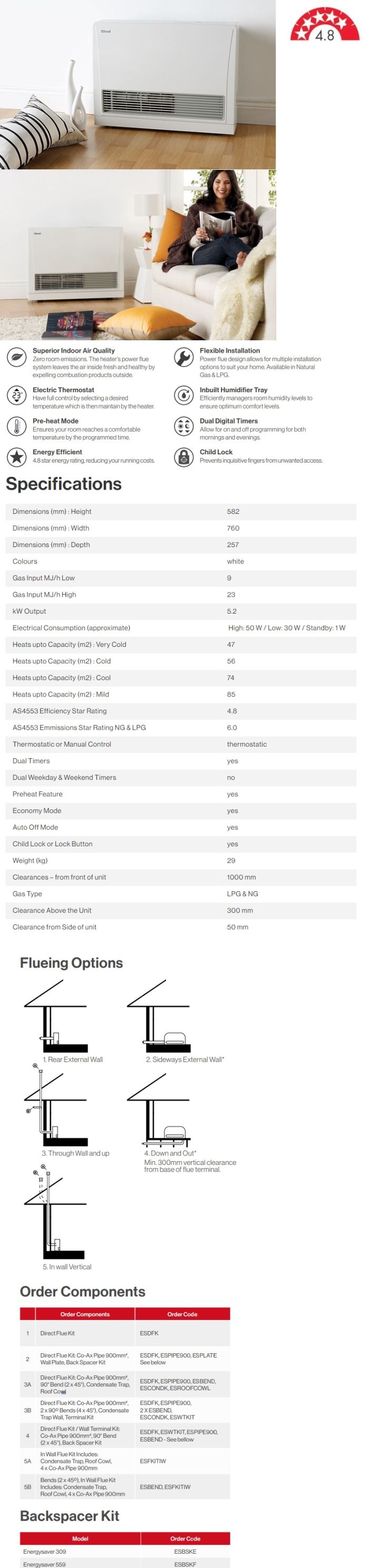 RHF-559FT-2 ストーブ RHF-559FT | Rinnai Style（リンナイスタイル） | リンナイ